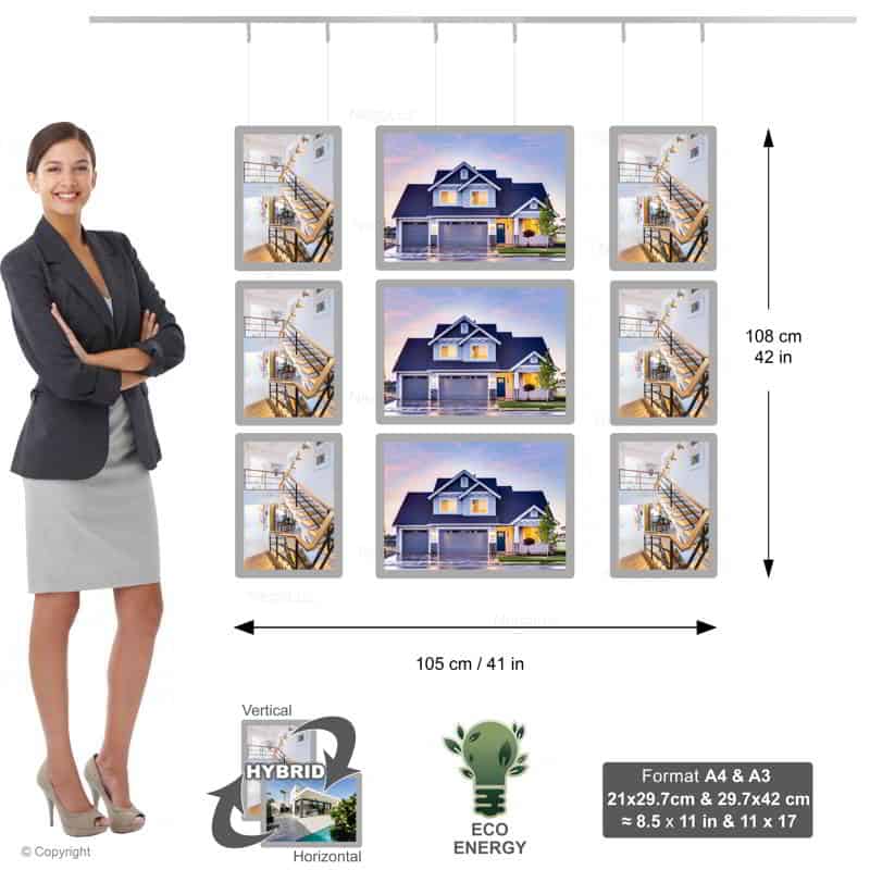 Panneau Led Vitrine 3c 3a4 3a3 - NegoLuz Suisse Panneau Led Vitrine 3c 3a4 3a3