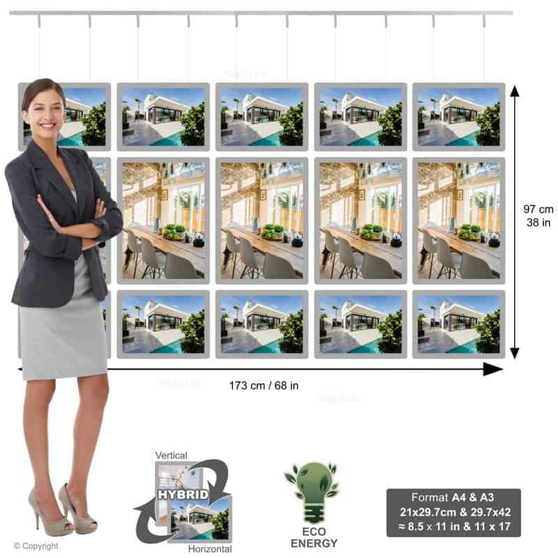 Panneau Led Vitrine 5c 2a4 1a3 - NegoLuz Suisse Panneau Led Vitrine 5c 2a4 1a3