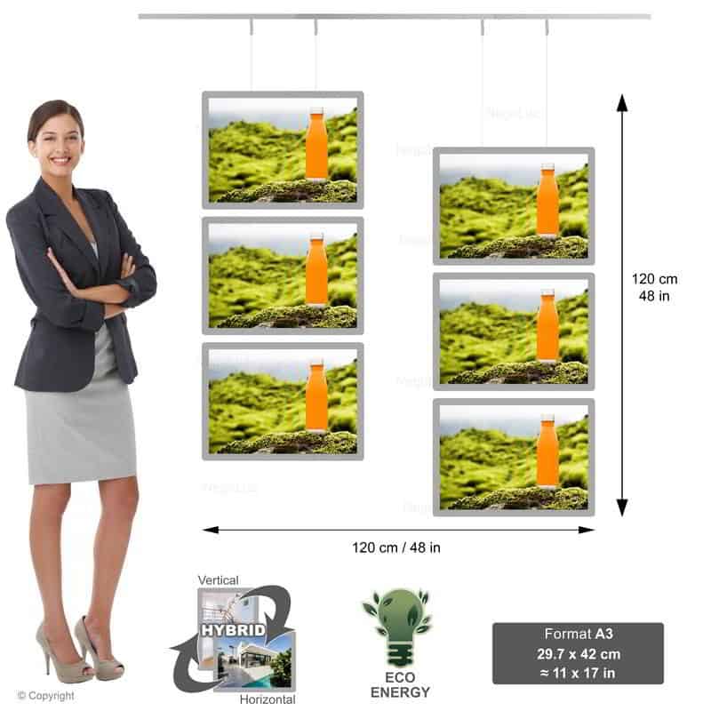 Panneau Led Vitrine 6a3 - NegoLuz Suisse Panneau Led Vitrine 6a3