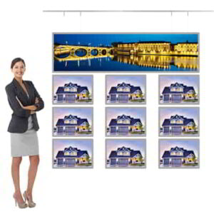 Kits Porte Affiche Vitrine Panoramique