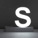 Lettre Led S