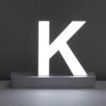 Lettre Lumineuse K