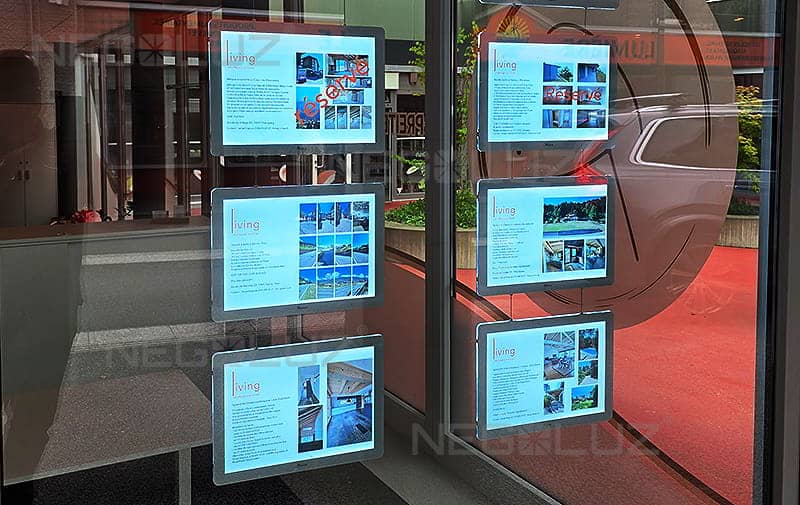 Decoration Lettres Lumineuses - NegoLuz Suisse - NegoLuz Suisse Panneau Vitrine Lumineux