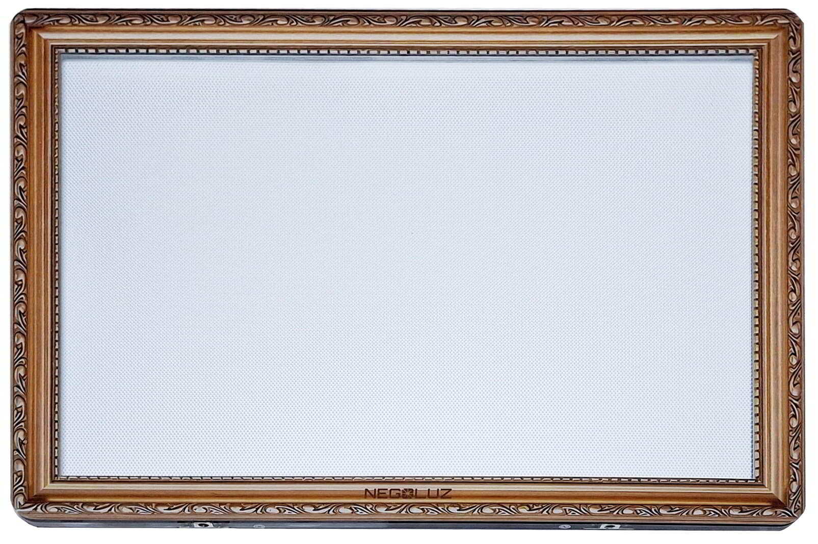 - NegoLuz Suisse - NegoLuz Suisse Cadre Vitrine Lumineux Dore